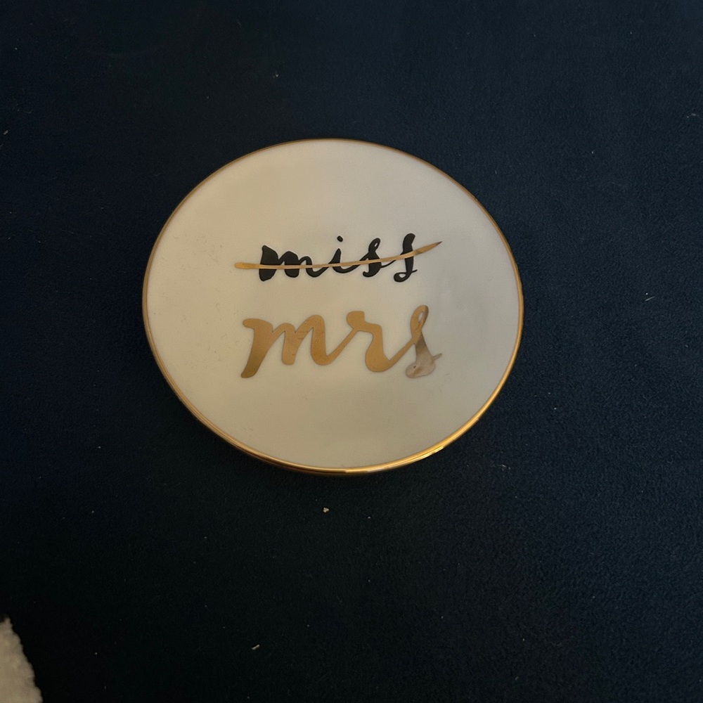 Kate Spade White Trinket Dish